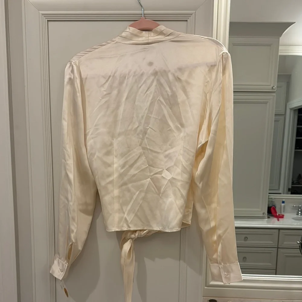 Talbots Pink Silk Blouse - Picture 5 of 5